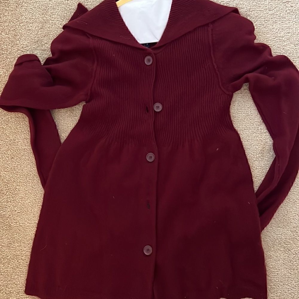 Splendid Red Cashmere Sweater XS - Picture 5 of 5